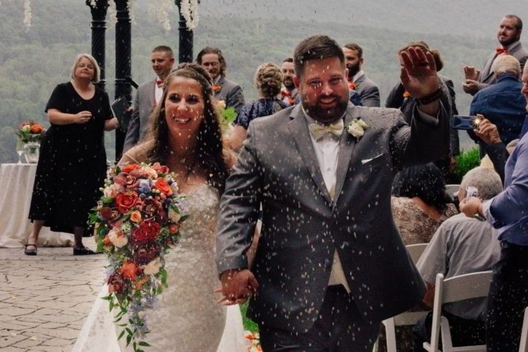 Client Accolades 5 Happy wedding couple - Stroudsmoor - Ridgecrest - Poconos Wedding Venue