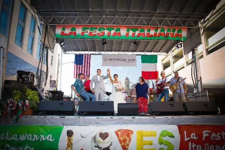 Super-Secret Special Memory 8 Italian fiesta wedding celebration