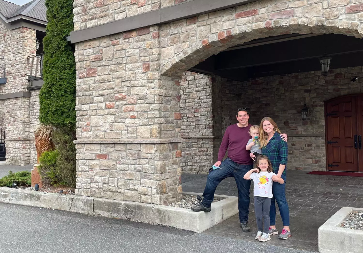 Returning to the Poconos to Celebrate 1 emily and mark with kids